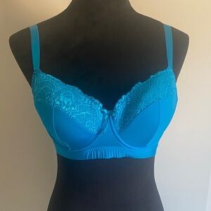 Fredericks of Hollywood Blue Lace Women's Bra 34DD